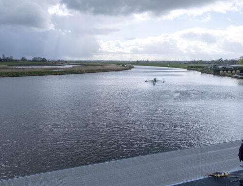 Stalen damwanden gevaar voor roeiers