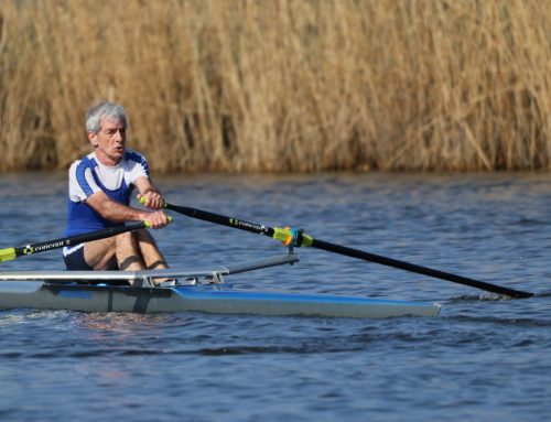 Kees roeit voor 25e keer de Skiffhead