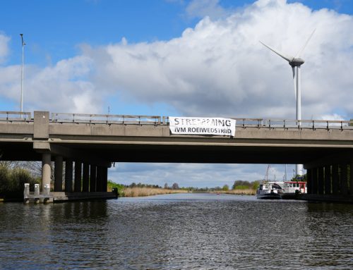 Tussen wal en schip bij de AA-race